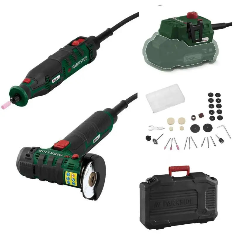 Wochenendangebot PARKSIDE 20 V Akku-Modellbau-Set PMBSA 20-Li im Koffer ohne Akku und Ladegerät