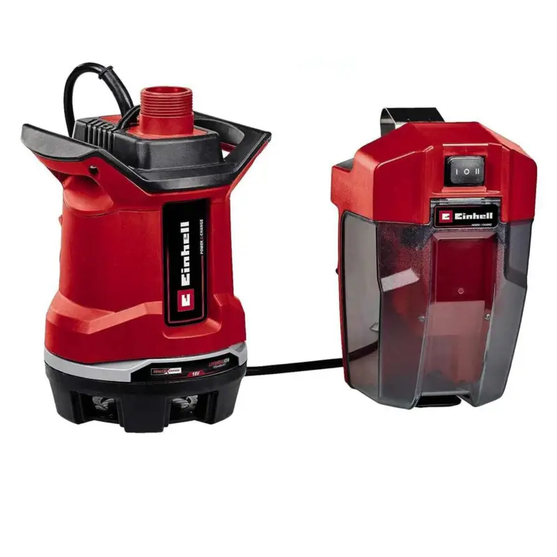 Einhell Akku-Schmutzwasserpumpe GE-DP 18/25 Li-Solo Power X-Change (18 V, 7.500 L/h Fördermenge, 5 m Förderhöhe, ECO- und BOOST-Modus, ohne Akku / Ladegerät Meistverkauft