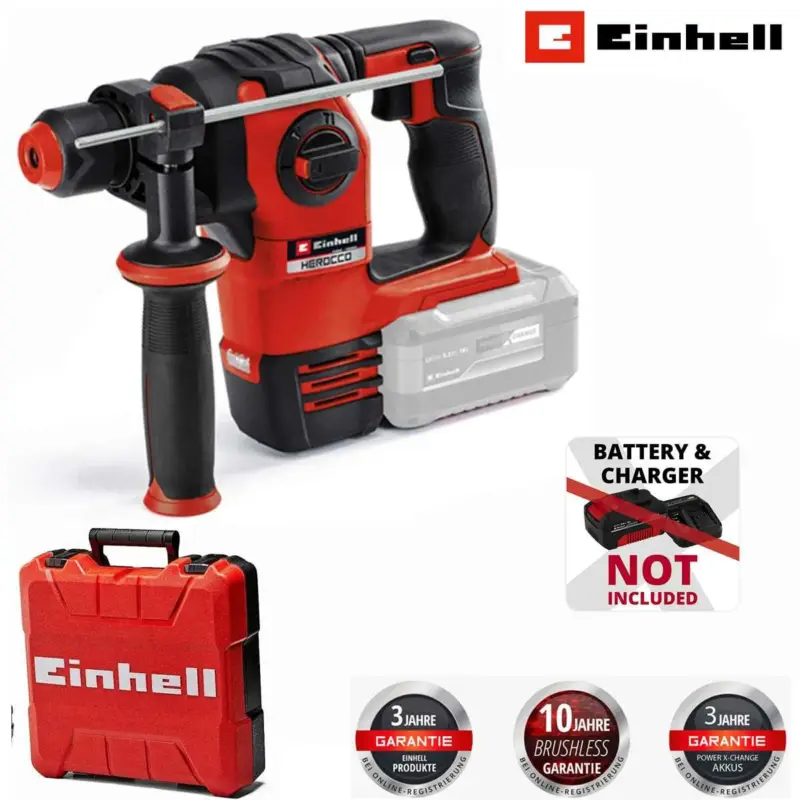 Bestseller Einhell Professional Akku-Bohrhammer HEROCCO 18/20 Solo PXC 2,2 J, SDS-plus