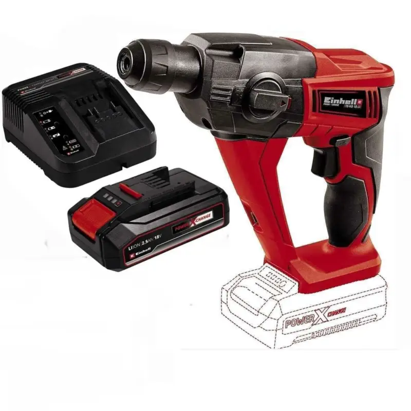 Preisknaller Einhell Akku-Bohrhammer TE-HD 18 Li- 18V Akku 2.5 Ah