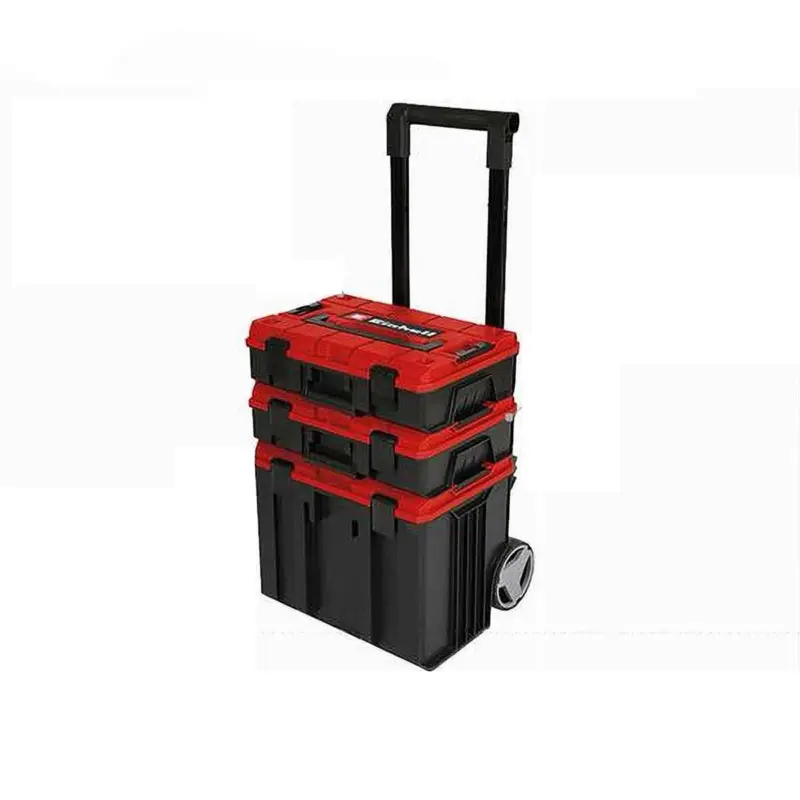 Bestpreis Einhell E-Case Tower Systemkoffer-Set (max. 120 kg, 3 Koffer inkl. Zubehör, Aufbewahrung & Transport von Zubehör und Werkzeug, stapelbar