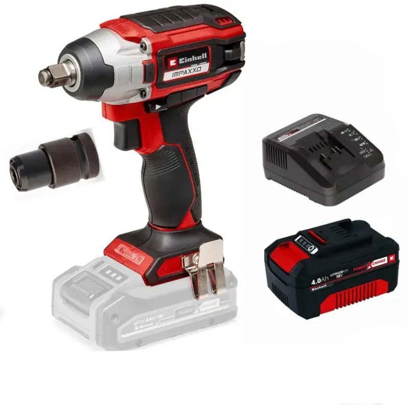 Einhell Schlagschrauber IMPAXXO 18/230 18 V,230 Nm, Akku 4.0 Ah Bürstenloser Motor Nur Für Kurze Zeit