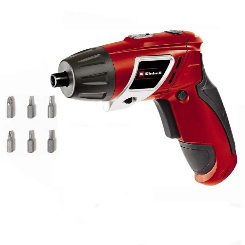 Billig Einhell Akkuschrauber TC-SD 3,6 Li (3,6V, 1300 mAh Drehgelenk im Handgriff, LED-Licht, Softgriff, Ladekontrollleuchte, inkl. 6 Bits