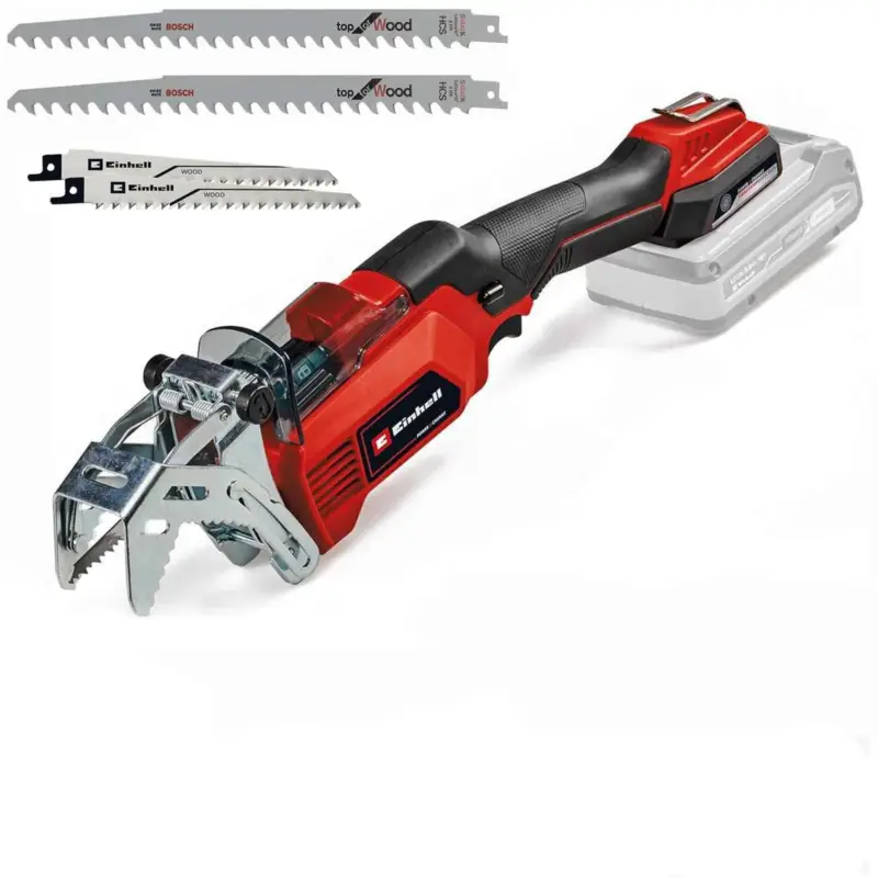 Neuheit Einhell Akku-Astsäge GE-GS 18/150 Li-Solo 18V inkl- 2 kwb + 2 Bosch Sägeblätter