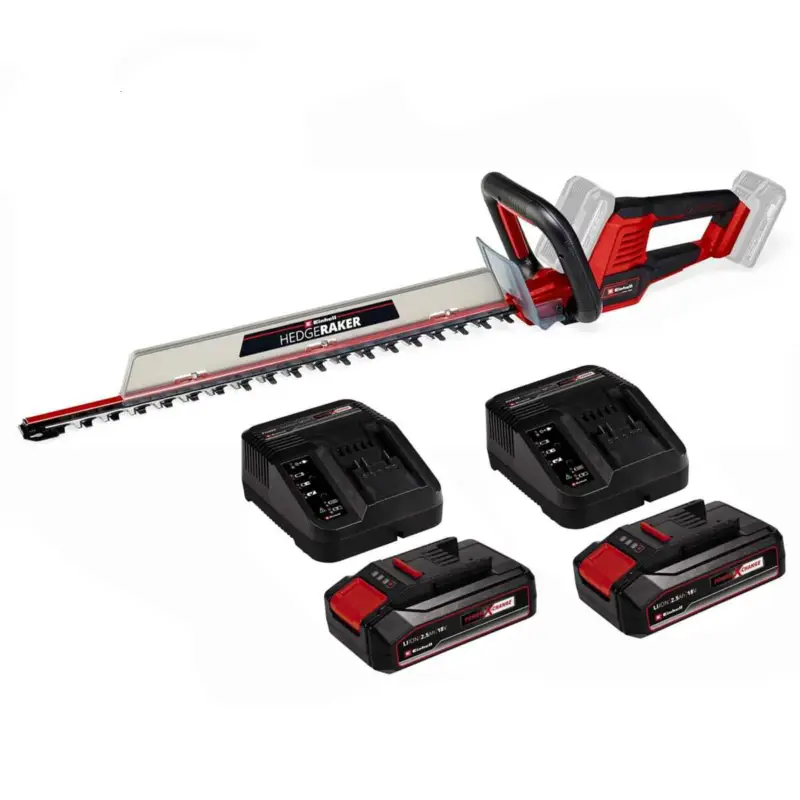 Markenprodukt Einhell Heckenschere GE-CH 36/61 Li- 36V, mit 2 x Akku 2.5 Ah ´2 x Ladegärt 36 V