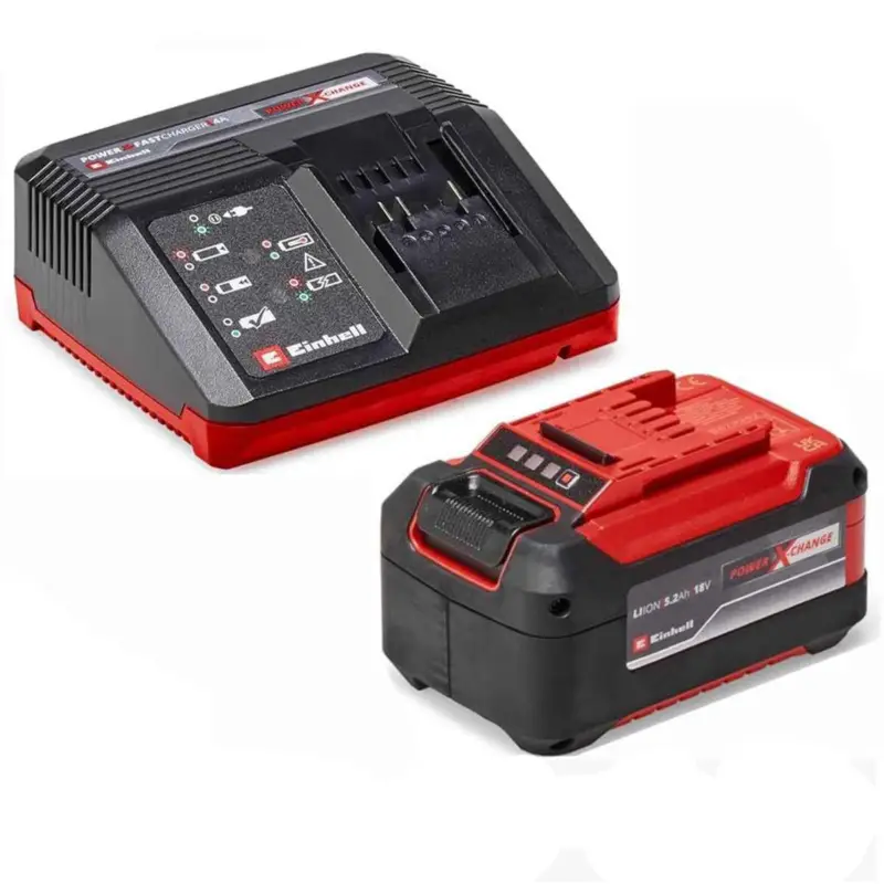 Ausverkauf Einhell Starter Kit 5,2 Ah Akku 18V und Fastcharger 4 A 80 min Ladezeit 18 V
