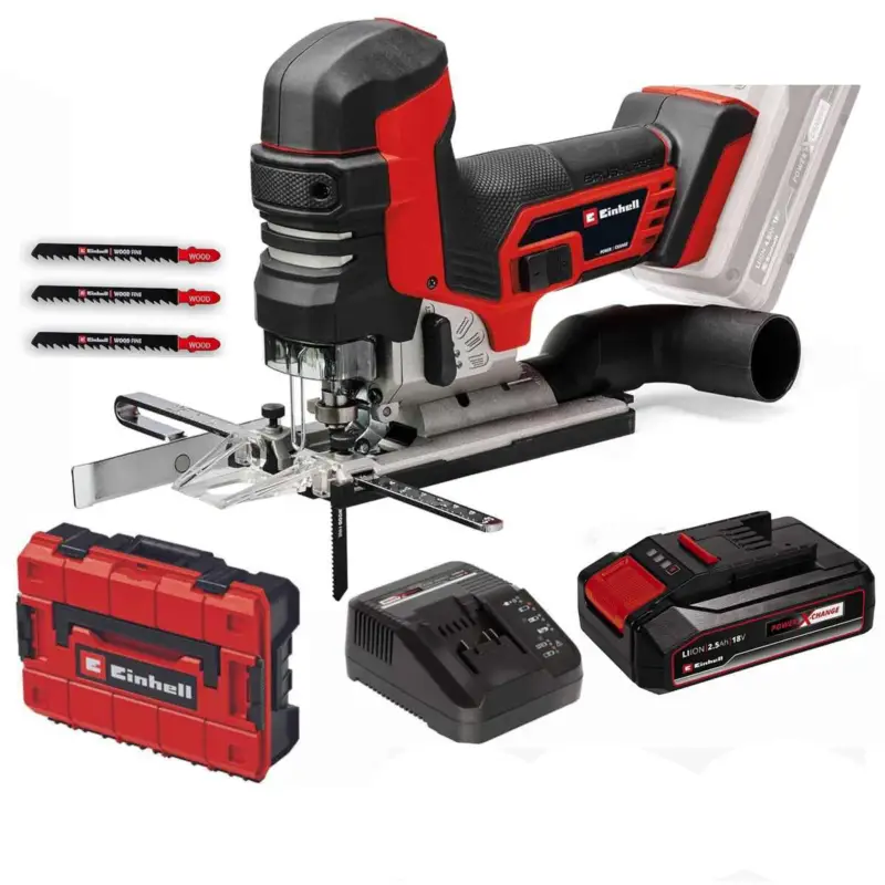 Beliebt Einhell Professional Stichsäge TP-JST 18/135 Li BL 18V Akku 2.5 Ah + Koffer