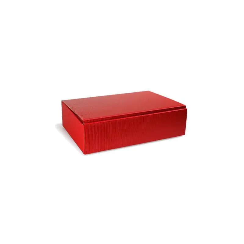 Transpak Flaschengeschenkkarton Maße 363x252x94mm bordeaux offene Welle bordeaux Preisreduziert