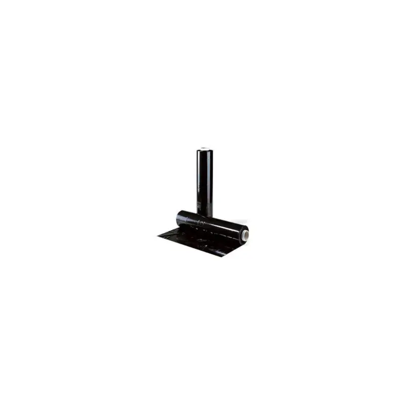 Heißes Angebot Transpak Handstretchfolie Breite 500mm Länge 300m schwarz blickdicht Stärke 23µ