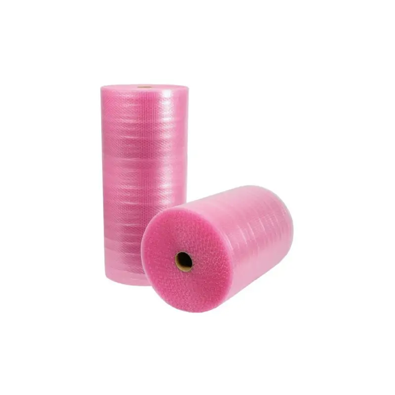 Transpak Luftpolsterfolie Breite 1000mm Länge 50m 3-lagig rosa antistatisch Saisonangebot