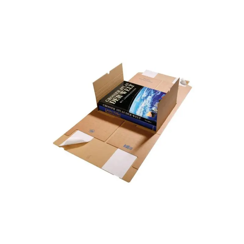 Transpak Medienverpackung Gigafix Maße 350x320x20-100mm braun SK-Verschluss Sonderaktion