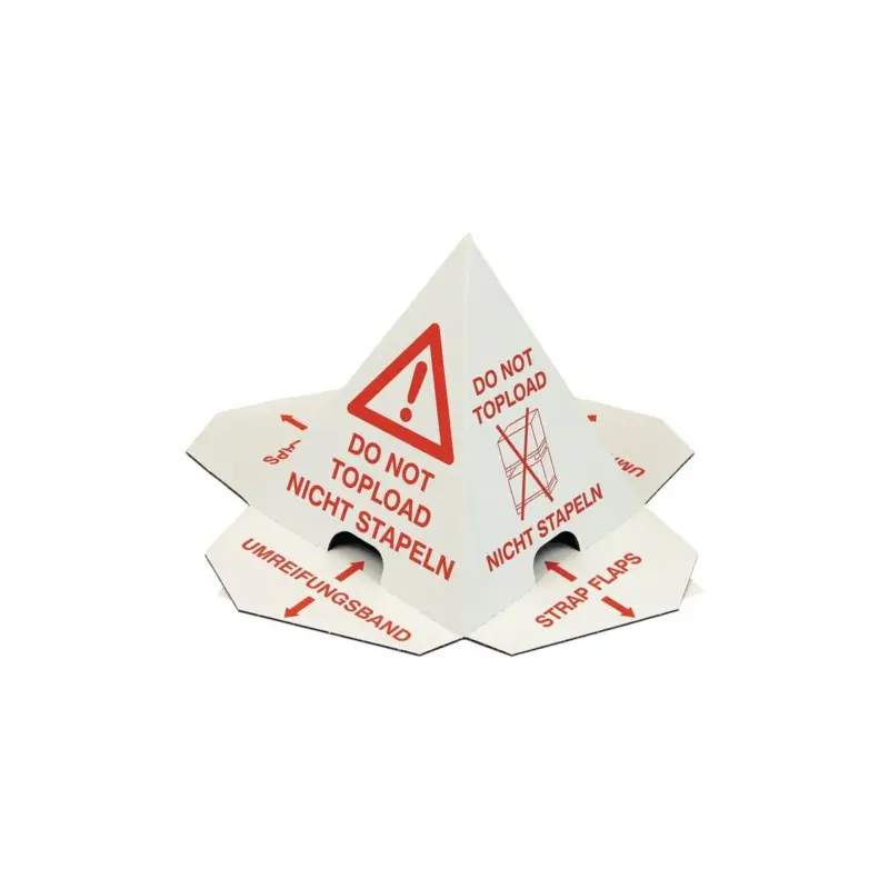 Abverkauf Transpak Palettenhütchen 1.25 Wellpappe L205xB205xH235 mm einwellig 1-farbig rot