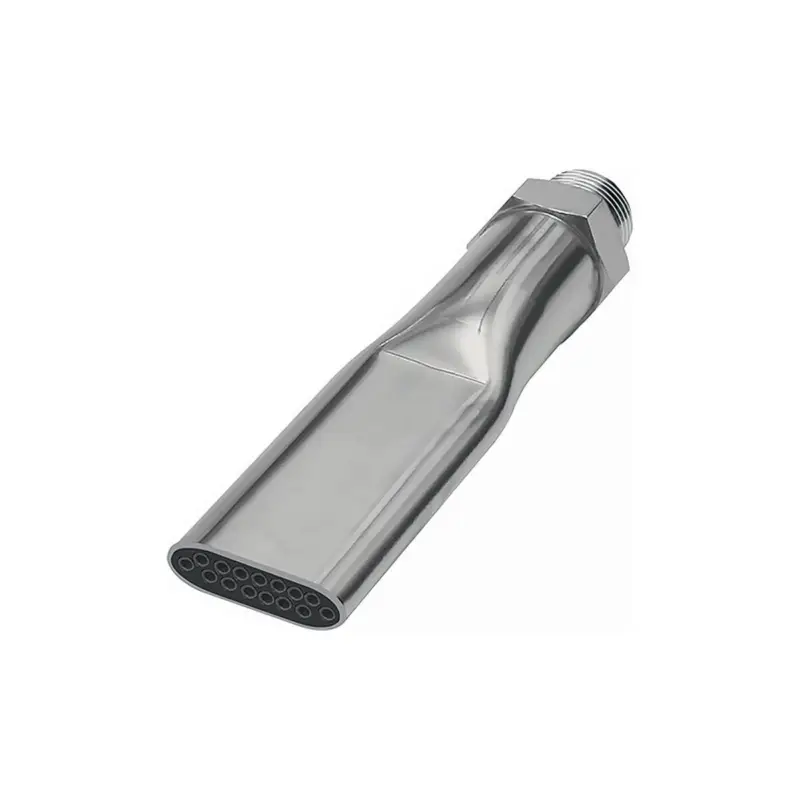 Schnäppchen Riegler Flachdüse Außengewinde Messing vernickelt Länge 100 mm Breite 21 mm