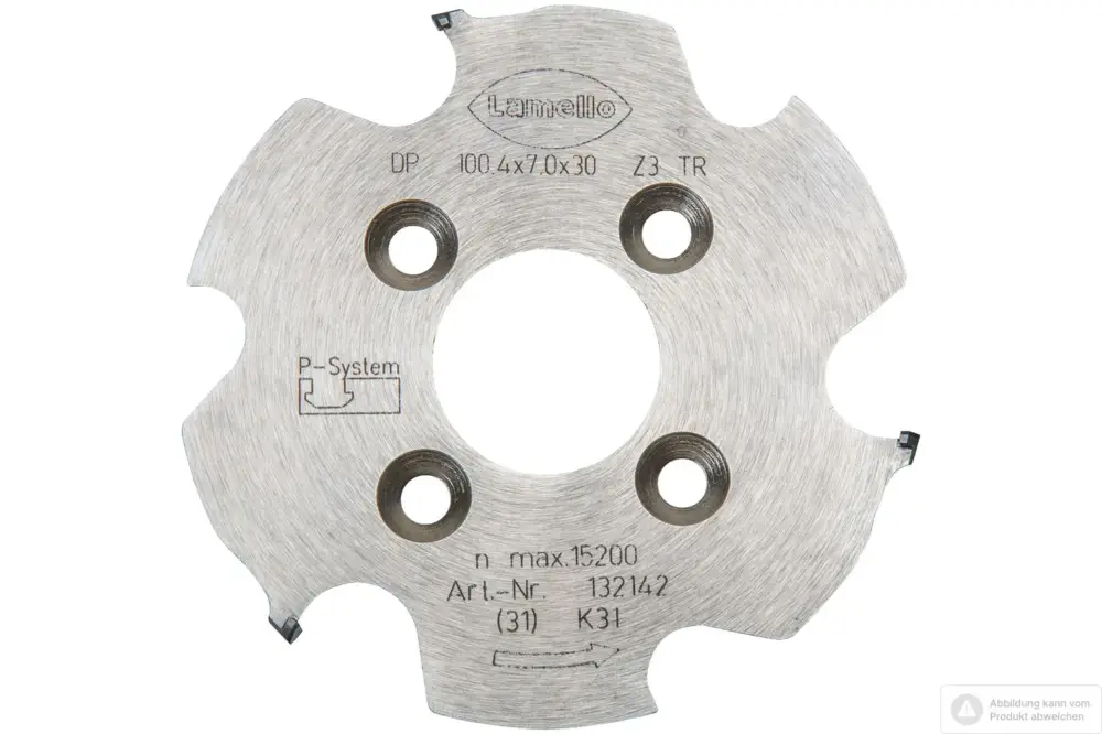 Top-Angebot Lamello P-System Nutfräser CNC, DP, Ø100.4x7xØ30 mm, Z3, NL 4xØ6.6xØ48 mm